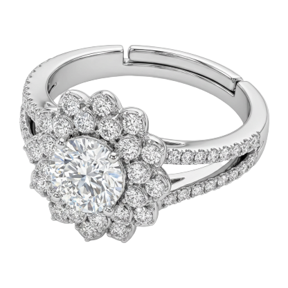 Premium Solitaire Moissanite Ring | VVS1 Clarity Lab Grown Gem | Passes Diamond Tester | 2.5x Brighter Fire| GRA Certified 💍✨