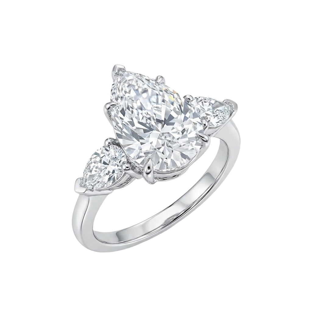 Premium Solitaire Moissanite Ring | VVS1 Clarity Lab Grown Gem | Passes Diamond Tester | 2.5x Brighter Fire| GRA Certified 💍✨