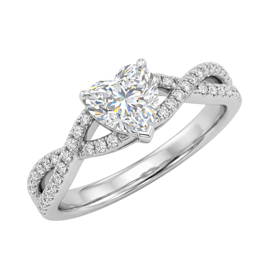 Premium Solitaire Moissanite Ring | VVS1 Clarity Lab Grown Gem | Passes Diamond Tester | 2.5x Brighter Fire| GRA Certified 💍✨