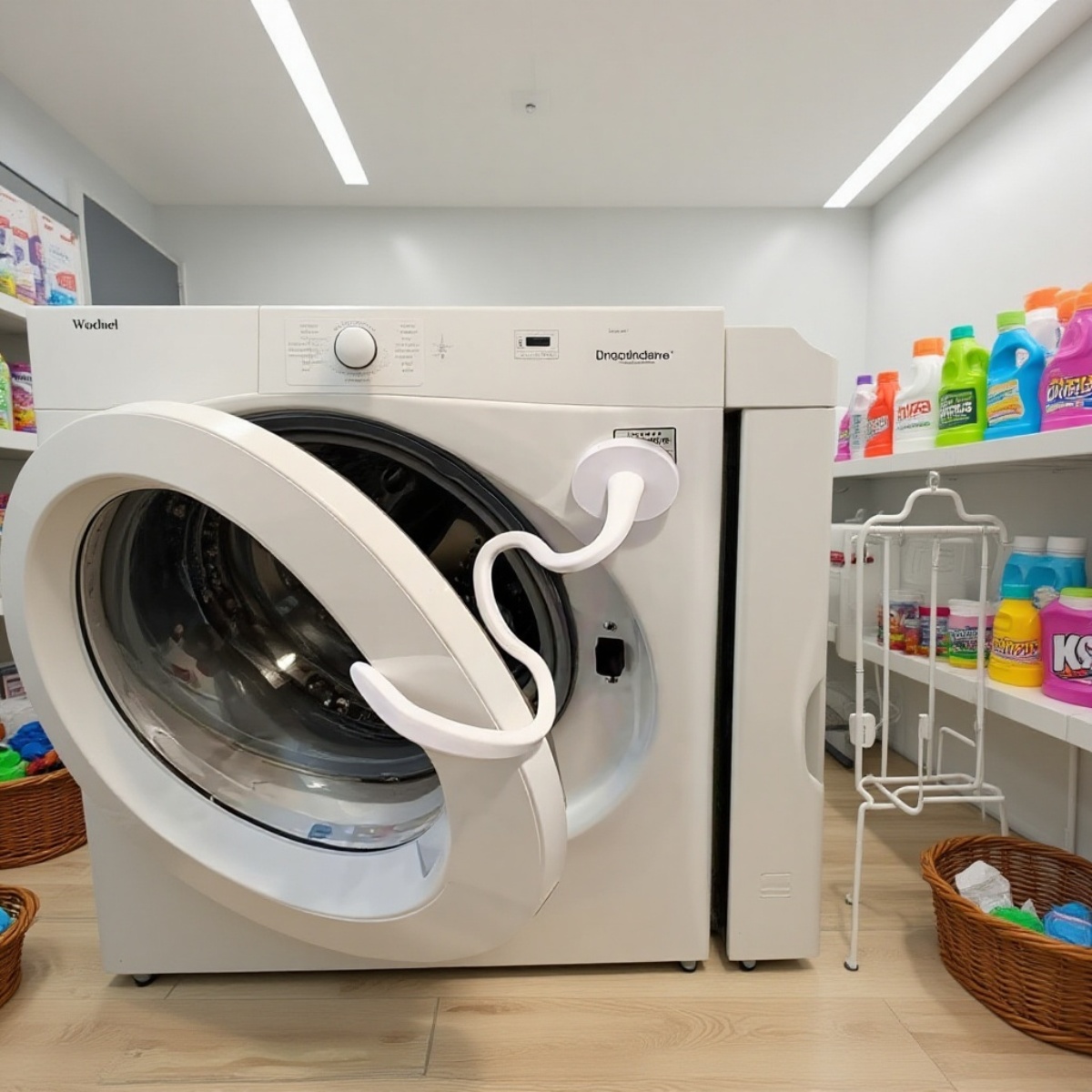 Drum Washer Magnetic Door Stop Bracket Holder Clip