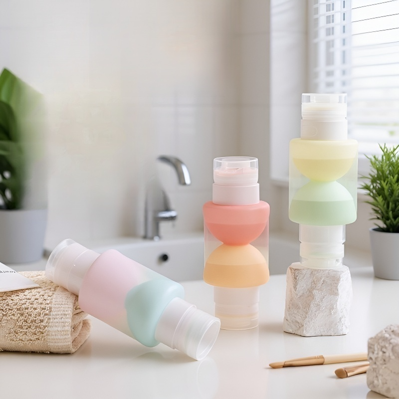  Dual Head Portable Travel Dispenser Bottles