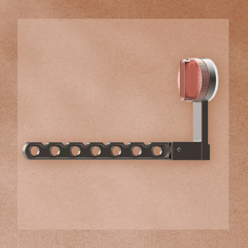 Folding Suction Cup Drying Rack for Home, Hole-Free Installation