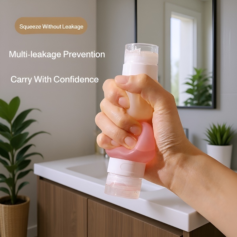  Dual Head Portable Travel Dispenser Bottles