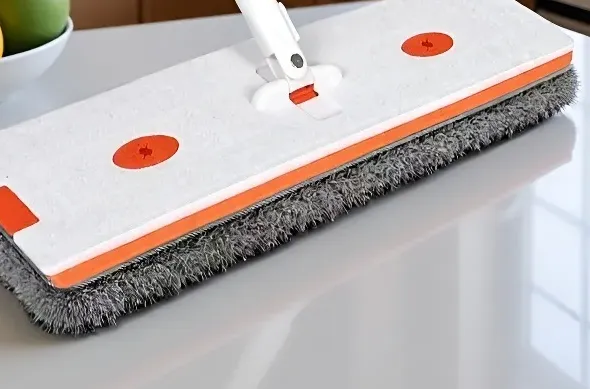 Wet and dry mop for versatile home cleaning