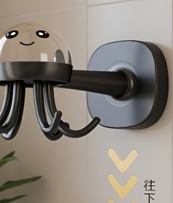 Multi-purpose towel hook for home storage