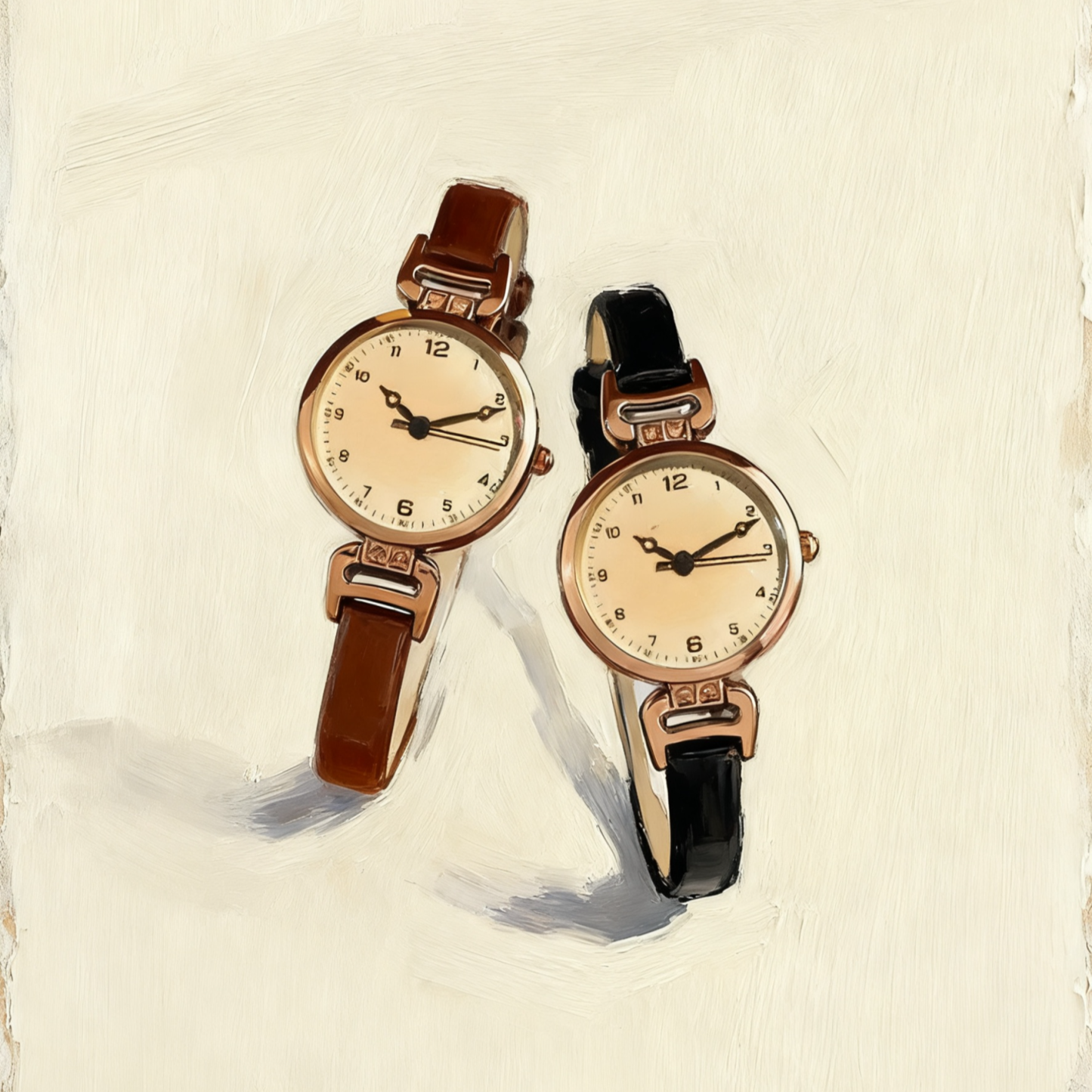 Vielseitige Vintage-Armbanduhr mit feinem Band und edlem Design