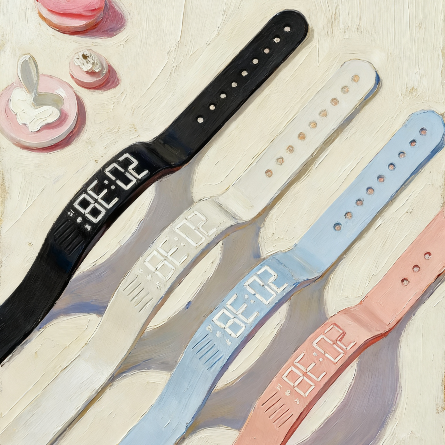 Multifunktionale elektronische Sportuhr mit Armband