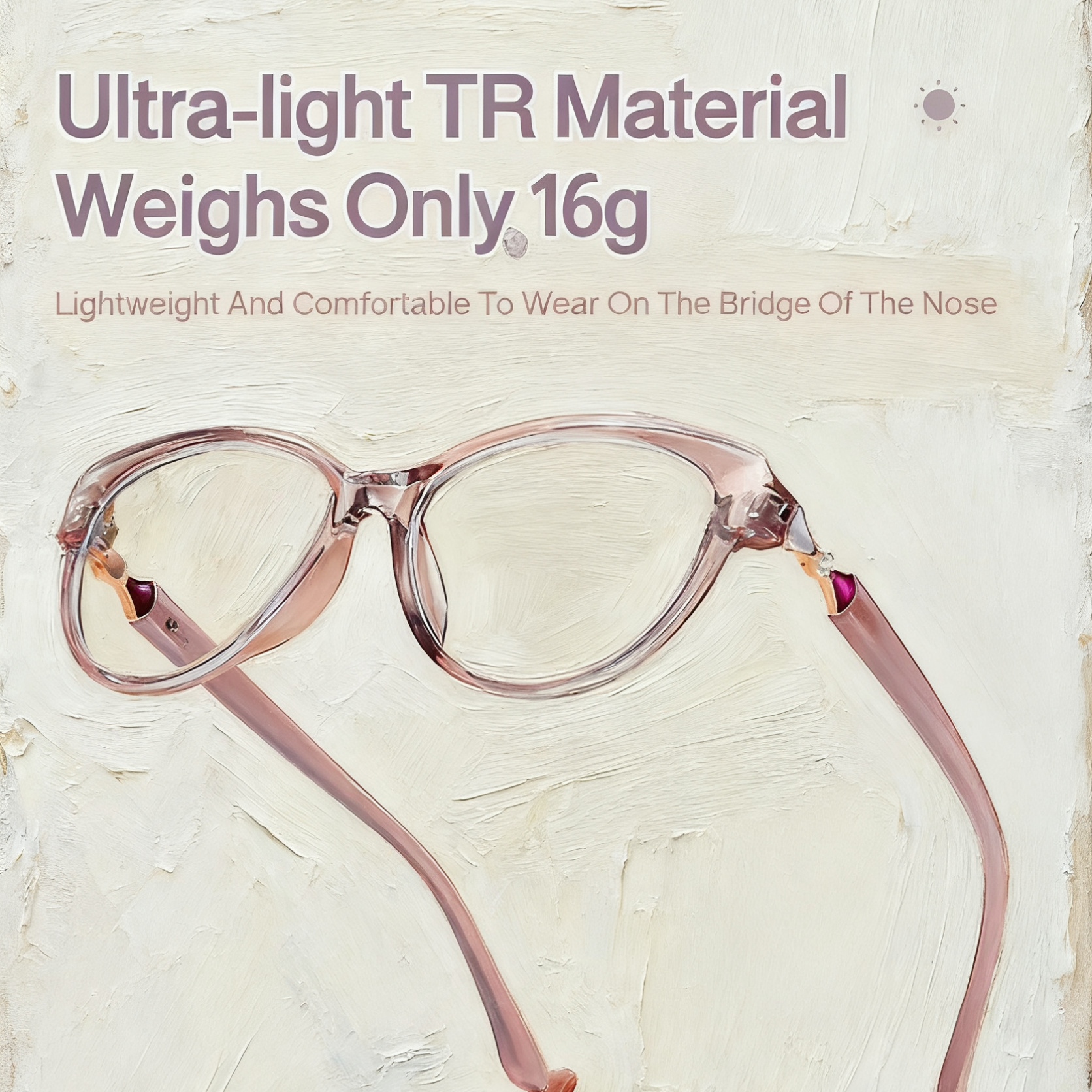 Verjüngende Katzenaugen-Brille mit Blaulichtfilter für Alterssichtigkeit