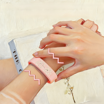 Multifunktionale elektronische Sportuhr mit Armband