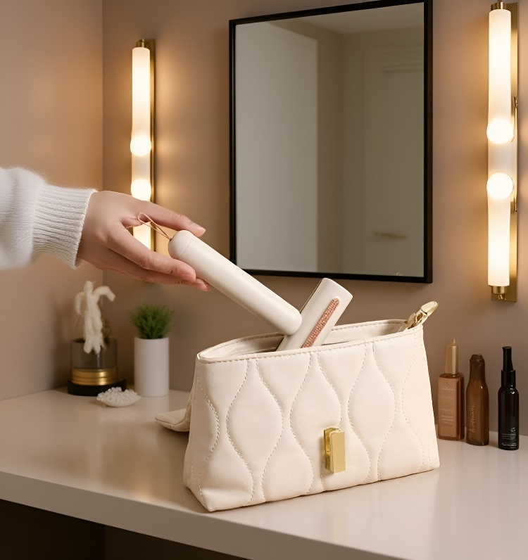 Rodillo quitapelusas ancho mostrando sistema 3 en 1