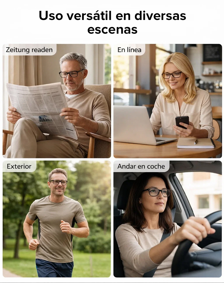 Gafas con enfoque automático | No requiere examen de la vista