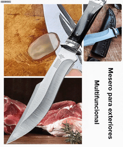 ✨ Cuchillo de exterior forjado a mano por un herrero en Solingen, Alemania. ✨ Recomendado por la Asociación Europea de Cazadores: ¡50 años sin romperse!