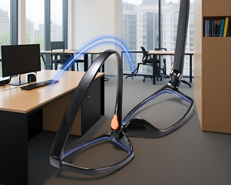 Diseño moderno de gafas para adultos mayores