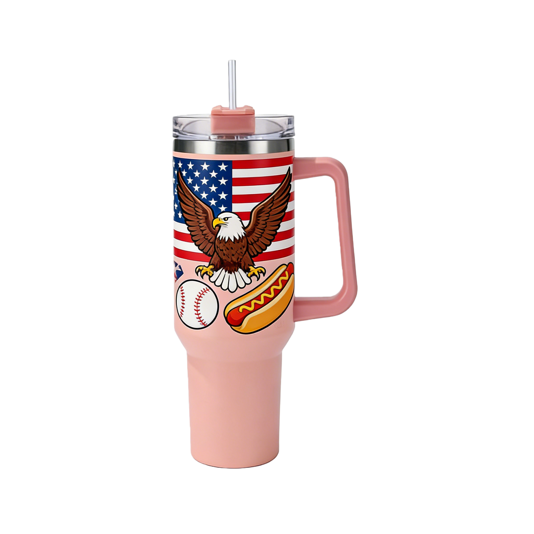 Double-Layer Vacuum Insulated 304 Stainless Steel Travel Mug for Cars