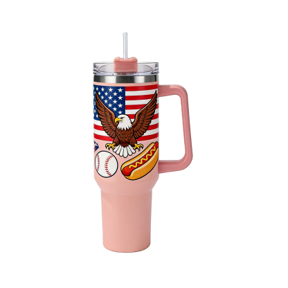 Double-Layer Vacuum Insulated 304 Stainless Steel Travel Mug for Cars