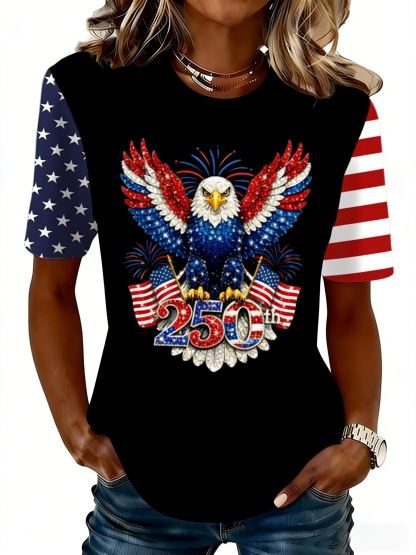 250th anniversary Casual Crew Neck T-Shirt