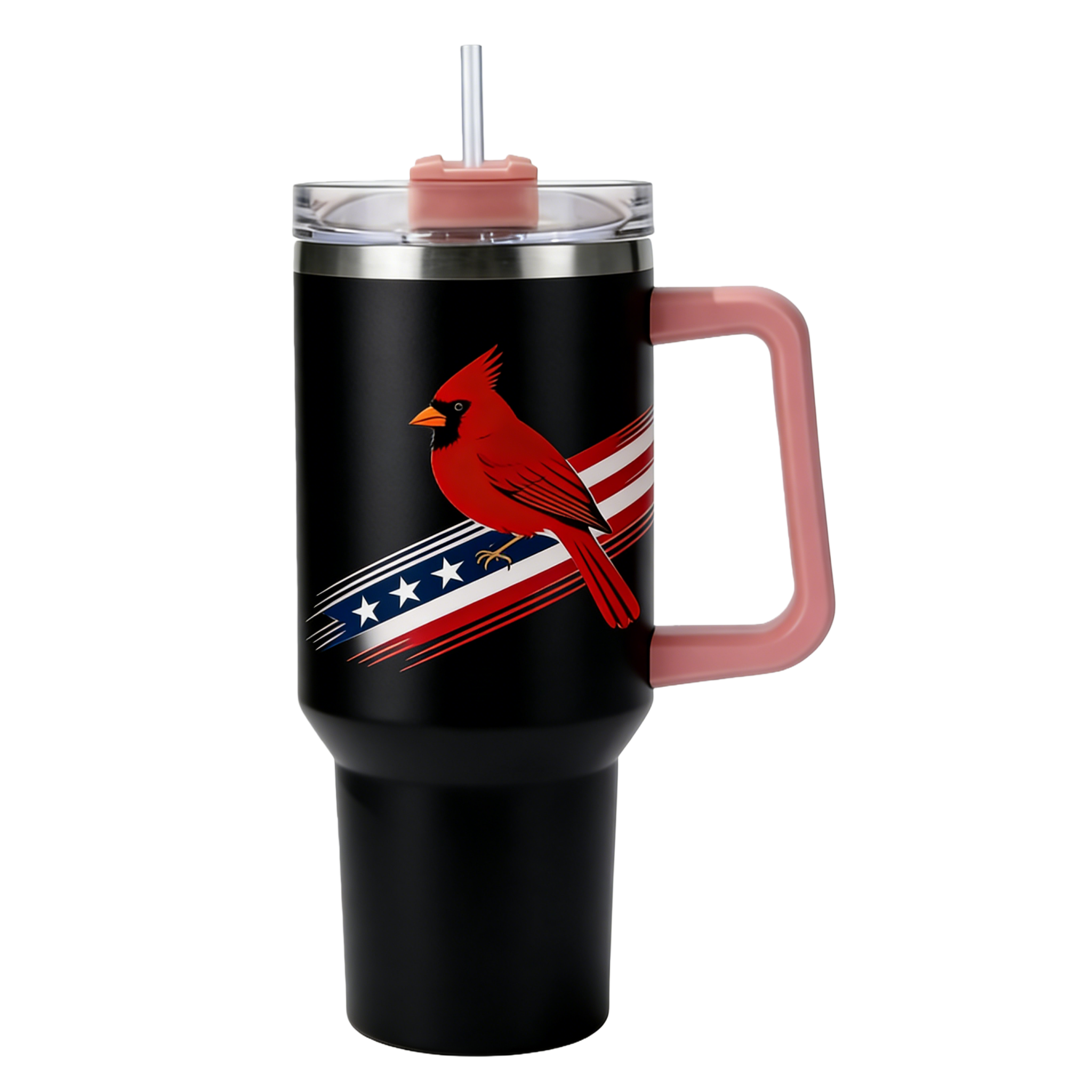 Double-Layer Vacuum Insulated 304 Stainless Steel Travel Mug for Cars
