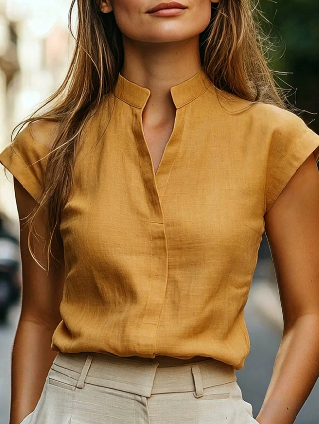 All-matching Elegant V-Neck Top