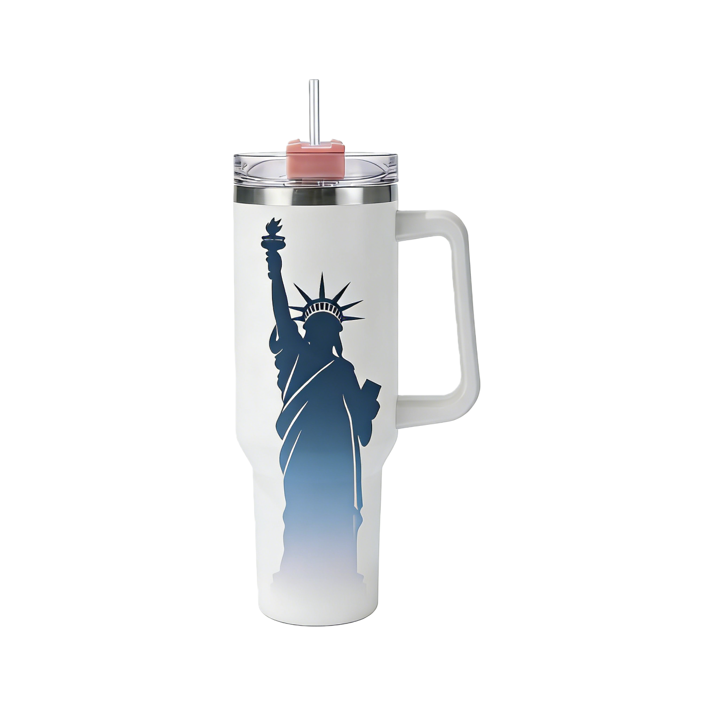Double-Layer Vacuum Insulated 304 Stainless Steel Travel Mug for Cars