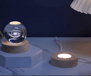 3D Planetary Crystal Ball Night Lamp
