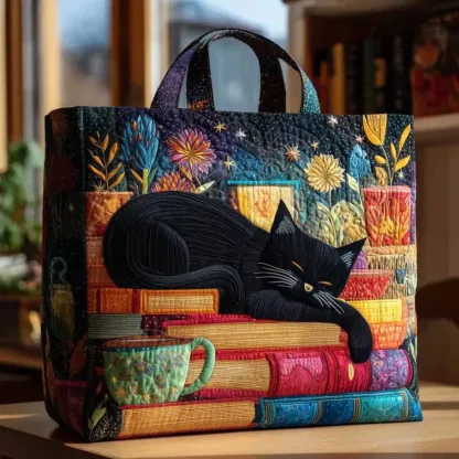 Swirly Ragdoll Quilted Tote Bag GFTONT1876