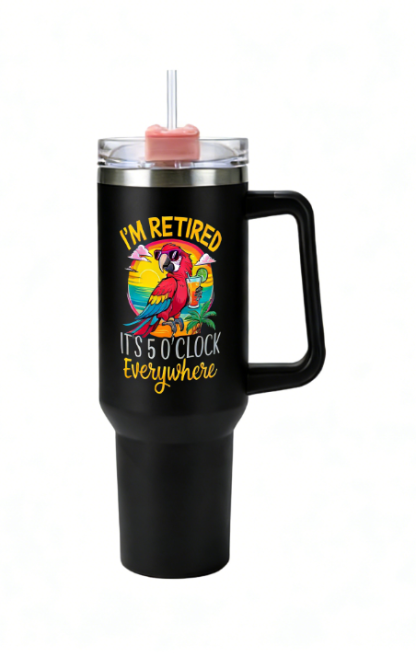 Double-Layer Vacuum Insulated 304 Stainless Steel Travel Mug for Cars
