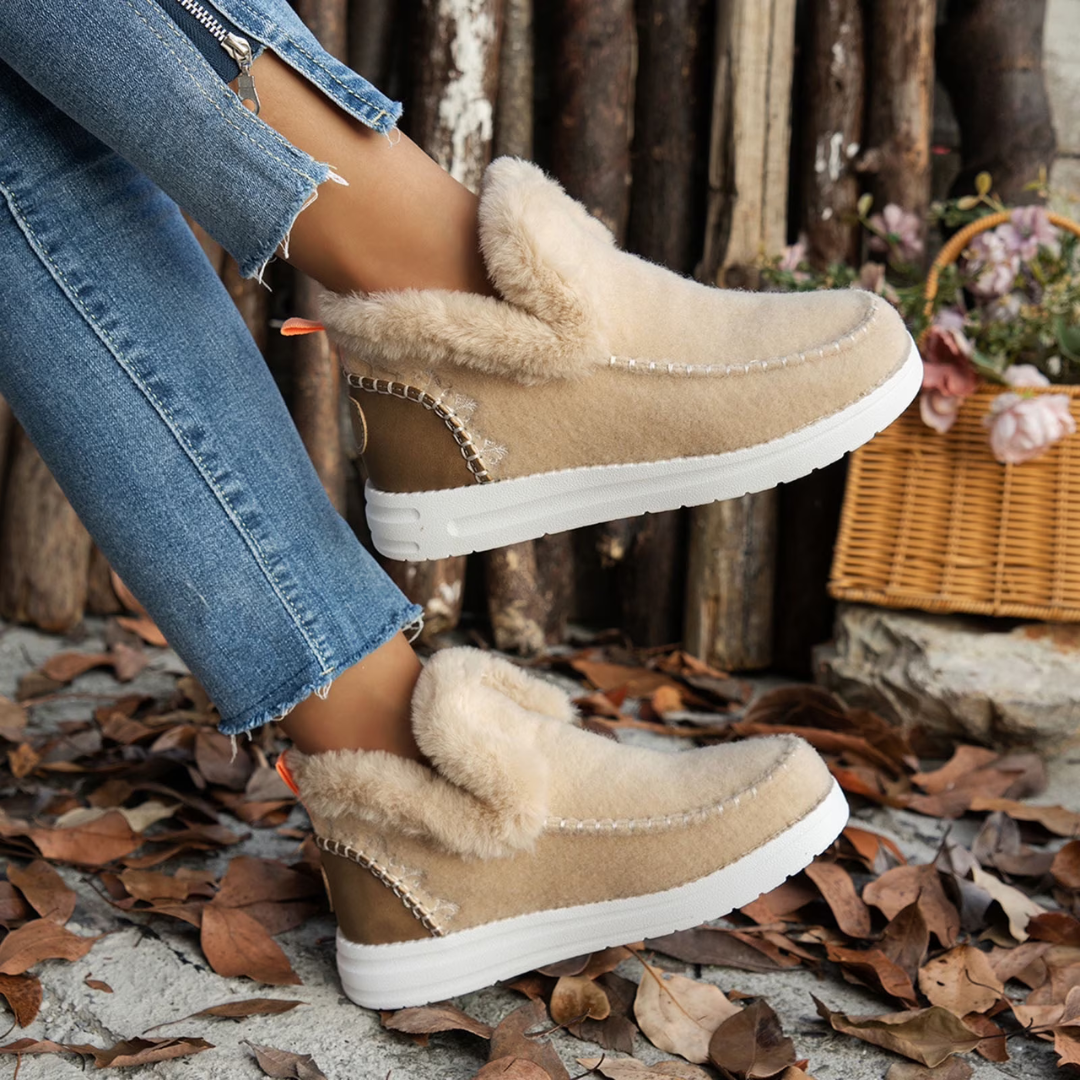 🔥Christmas Day Sale OFF🔥 - Kickly Orthopedic Fleece Slip-On Boots