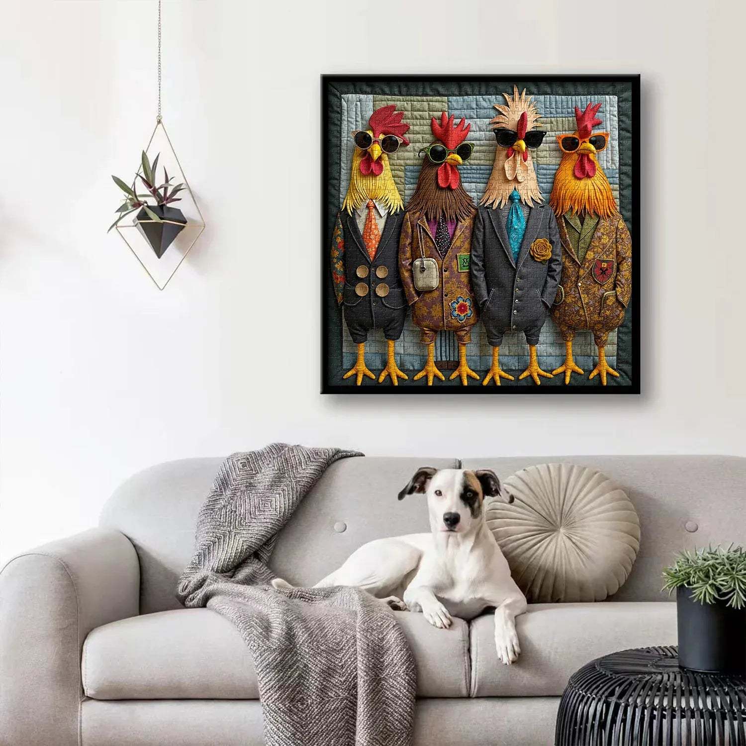  Runway Roosters Wooden Jigsaw Puzzle 1000 Pieces