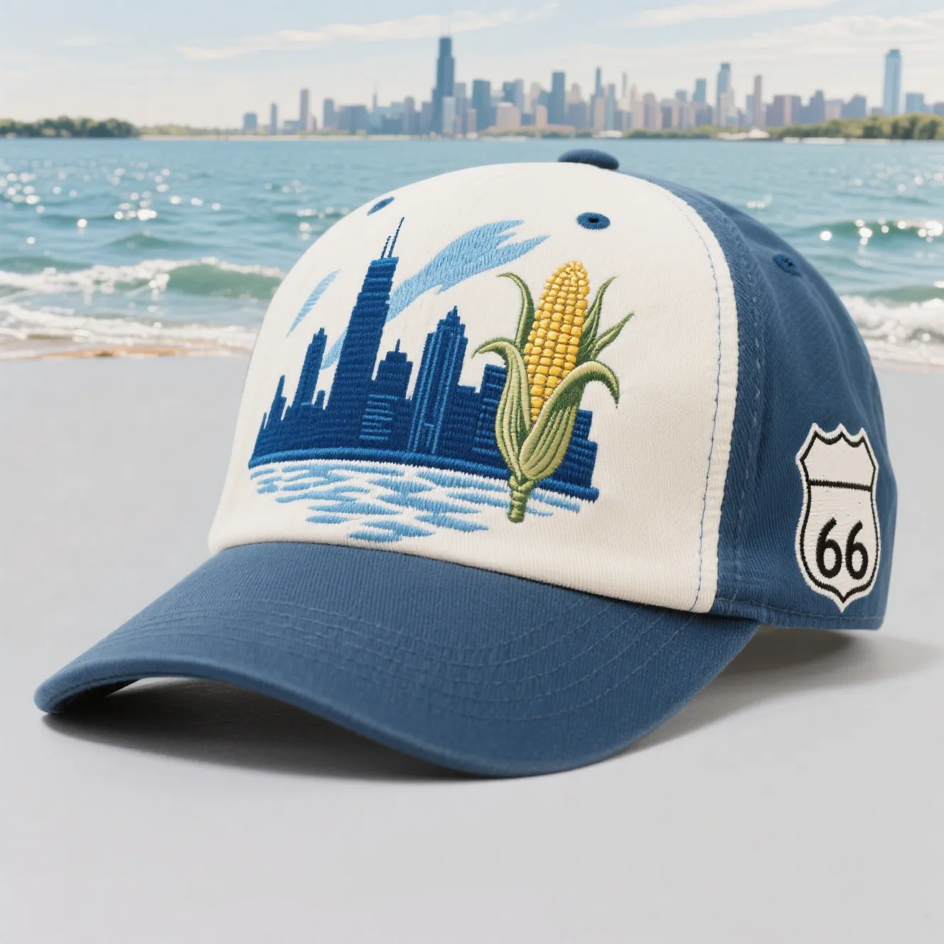 🚗 Route 66: America’s Highway, Stitched Into Every Cap 🌎