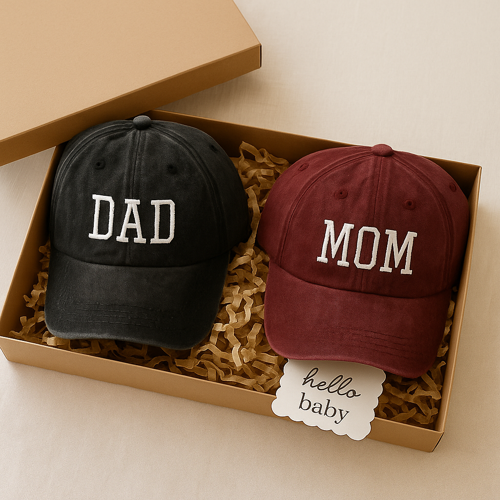 Mom & Dad Baseball Caps