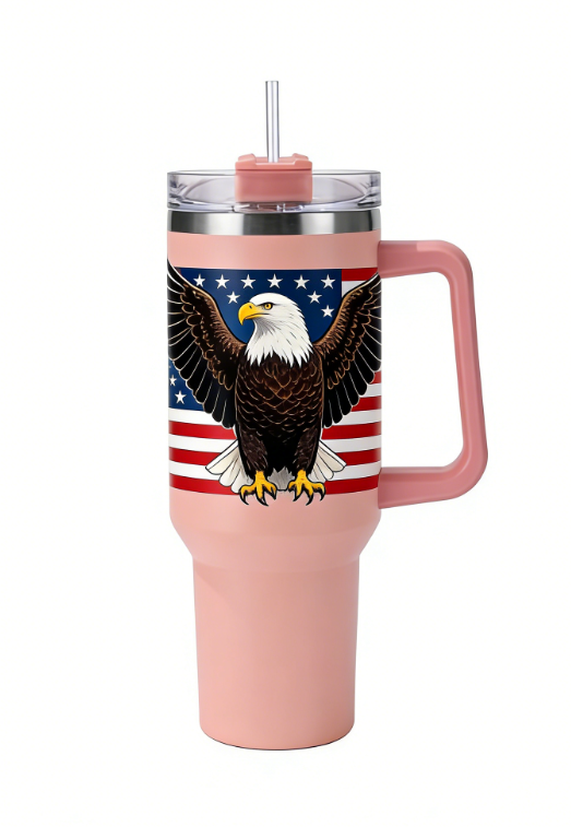 Double-Layer Vacuum Insulated 304 Stainless Steel Travel Mug for Cars