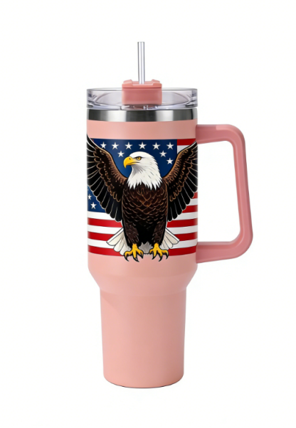 Double-Layer Vacuum Insulated 304 Stainless Steel Travel Mug for Cars