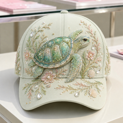 🔥 Last Day 49% OFF – 🌊 3D Ocean Creatures Embroidery Cap
