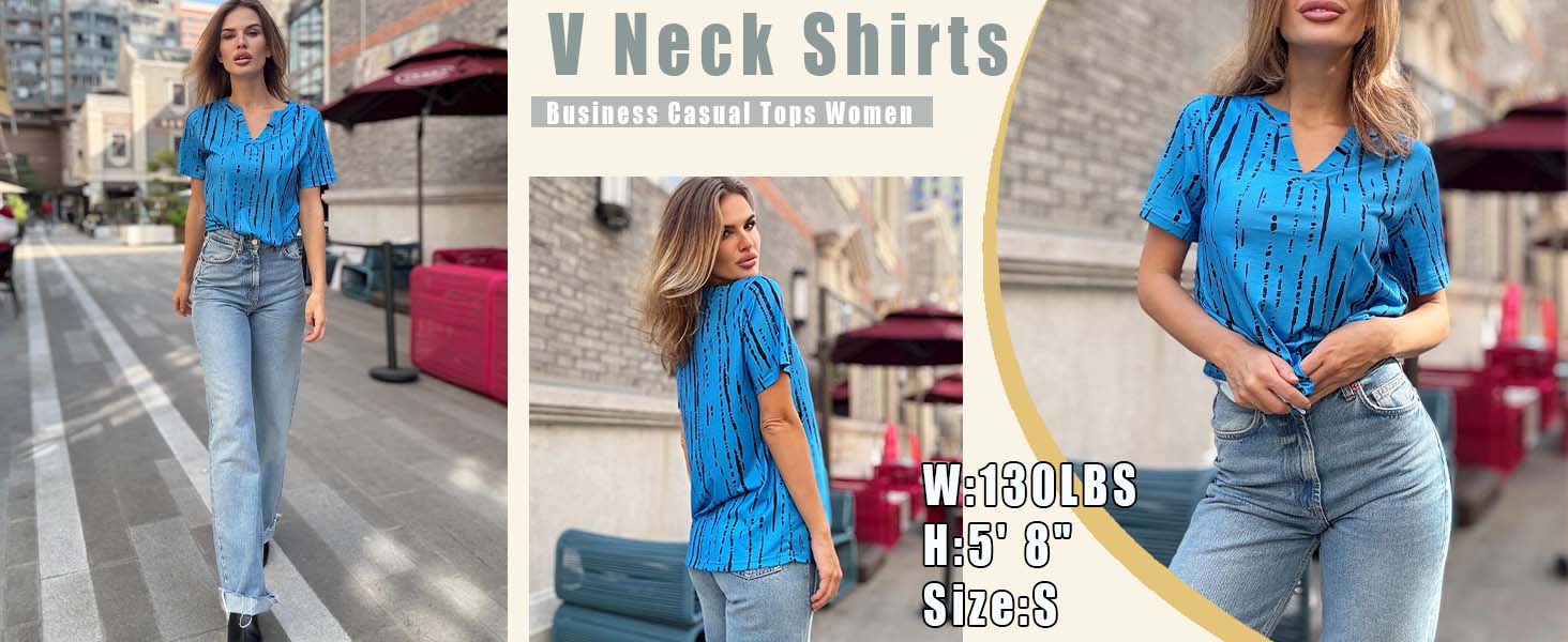 Women Shirts Short Sleeve Tops