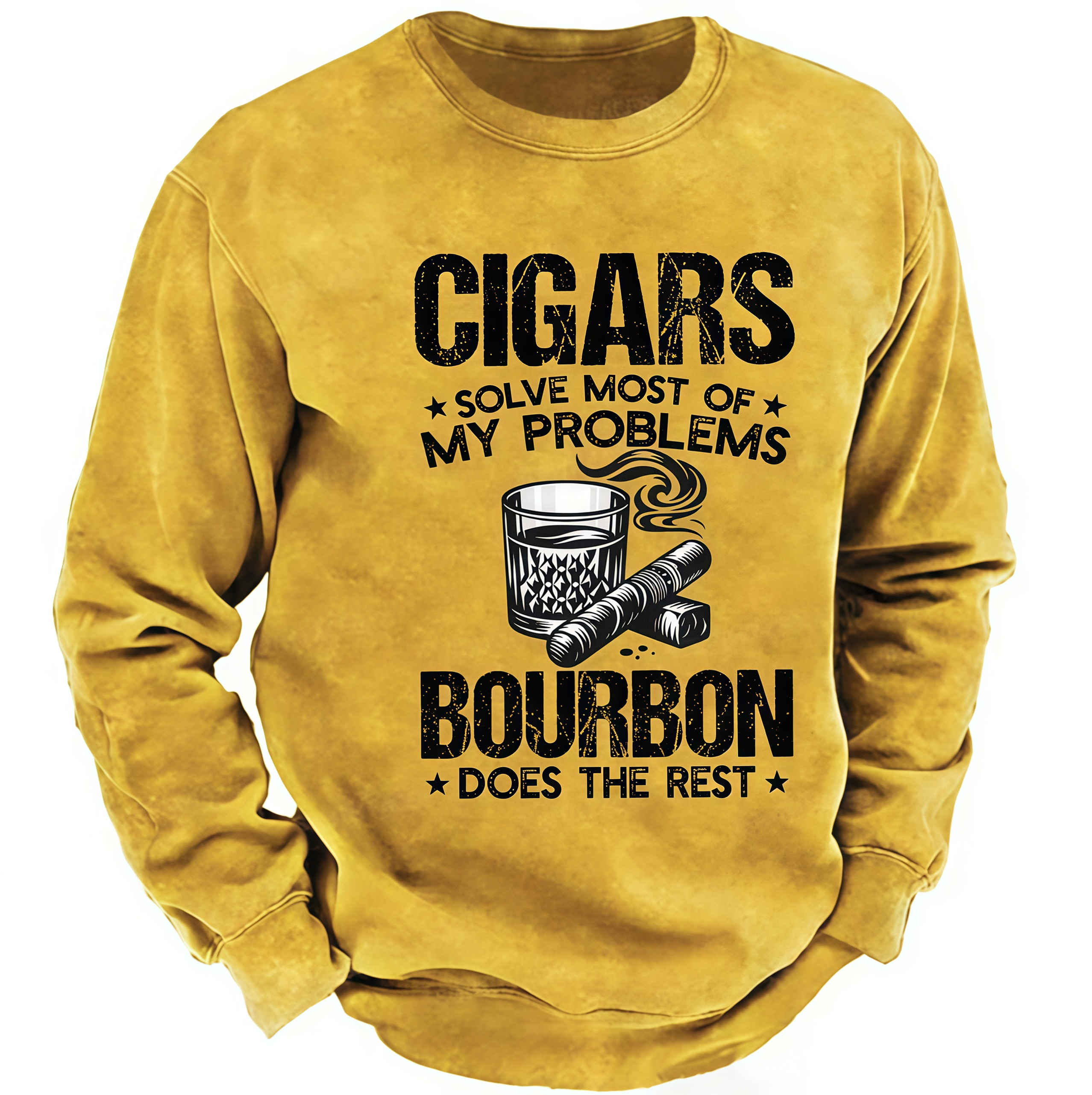 Cigars Solve Most Of My Problems Bourbon Does The Rest Shirt Sweatshirt