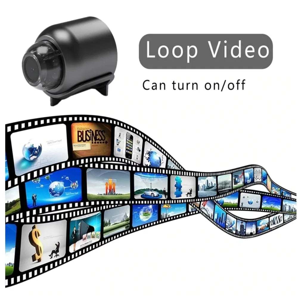 Mini WiFi Security Camera 1080P HD with Infrared Night Vision