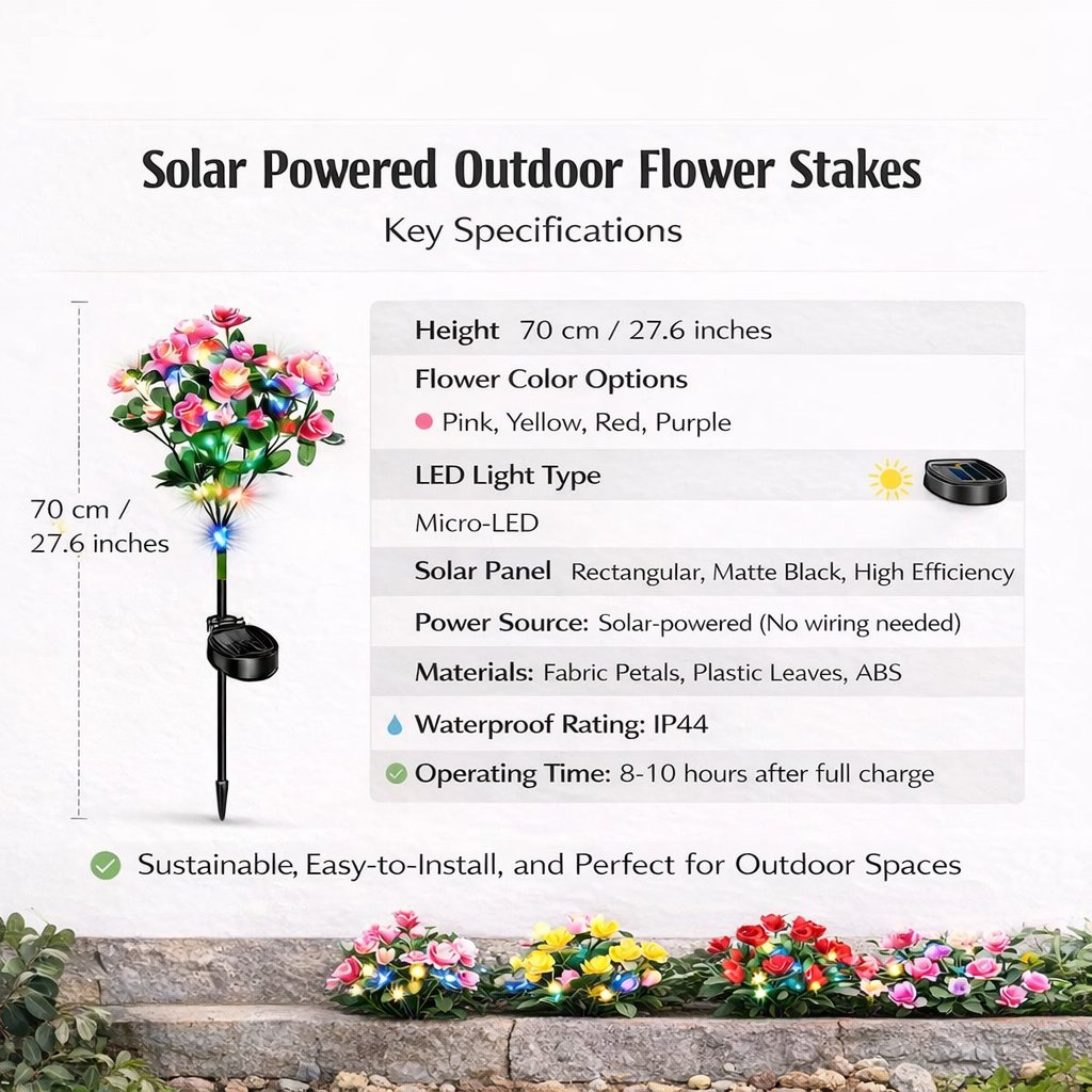 ❤️EverGlow Memorial Garden Bloom Lights