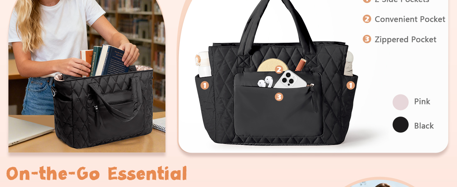 college tote bag
