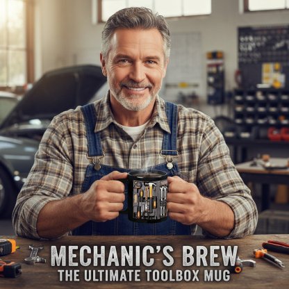 🔥Limited-time discount of 49%🔥The Ultimate Mechanic's Toolbox Mug😍