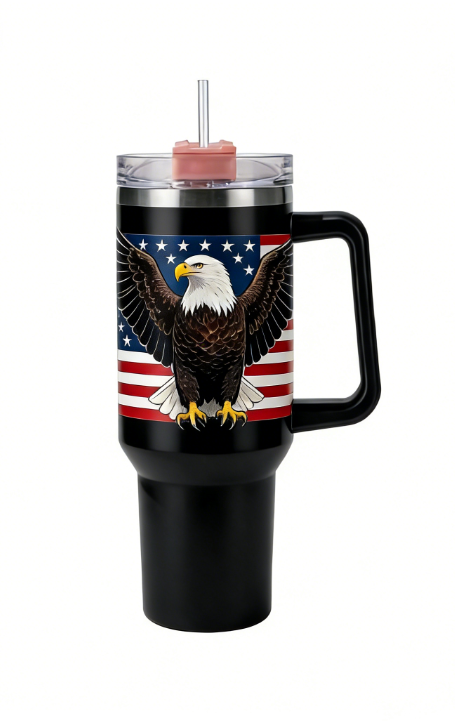 Double-Layer Vacuum Insulated 304 Stainless Steel Travel Mug for Cars