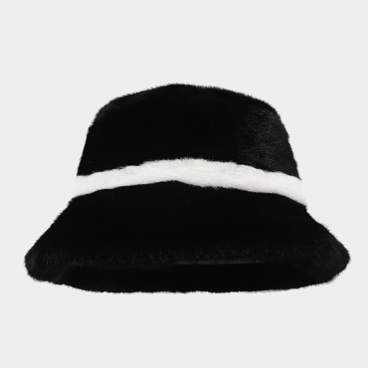 Cozy Faux Mink Bucket Hat - Chic Winter Warmth