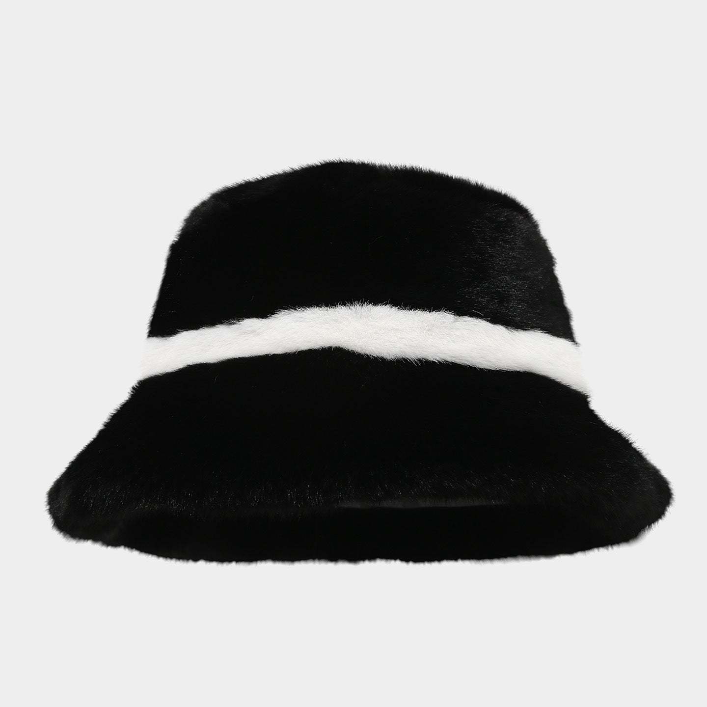 Cozy Faux Mink Bucket Hat - Chic Winter Warmth
