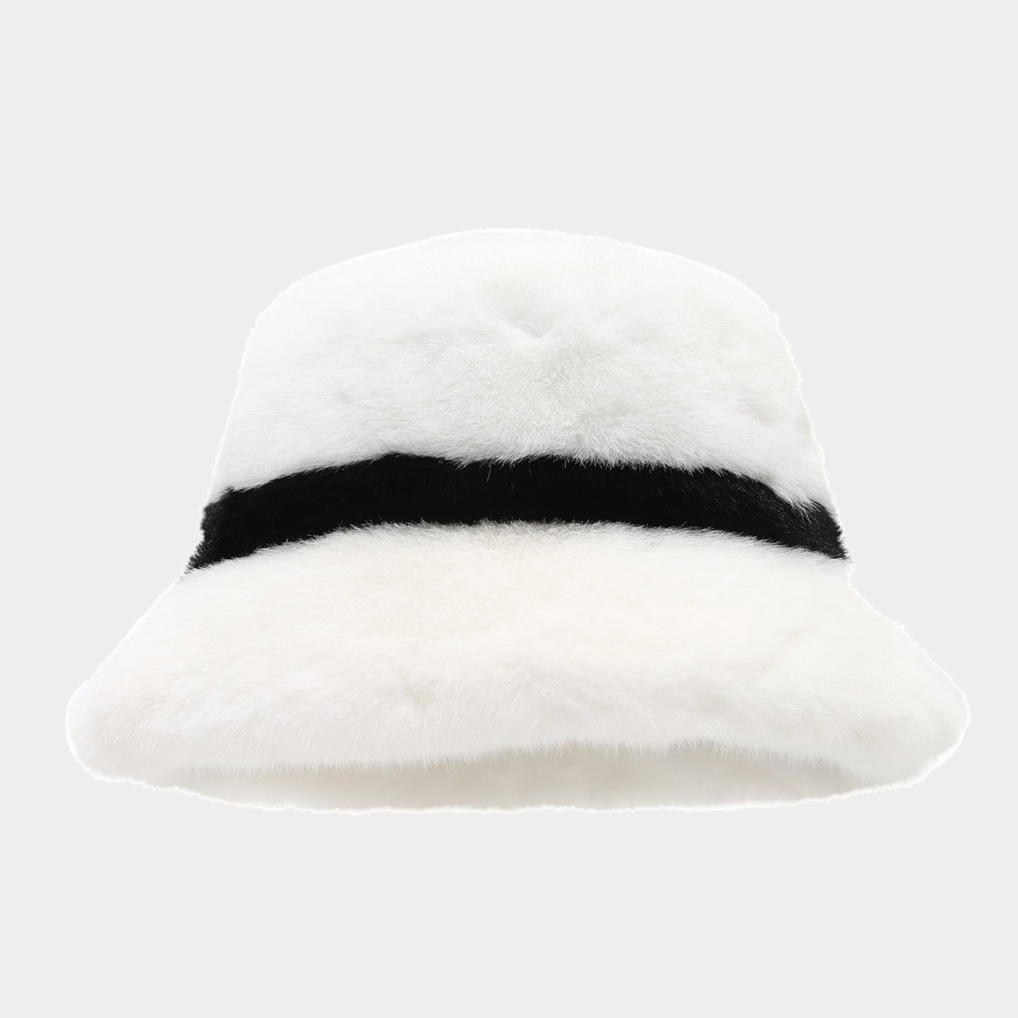 Cozy Faux Mink Bucket Hat - Chic Winter Warmth