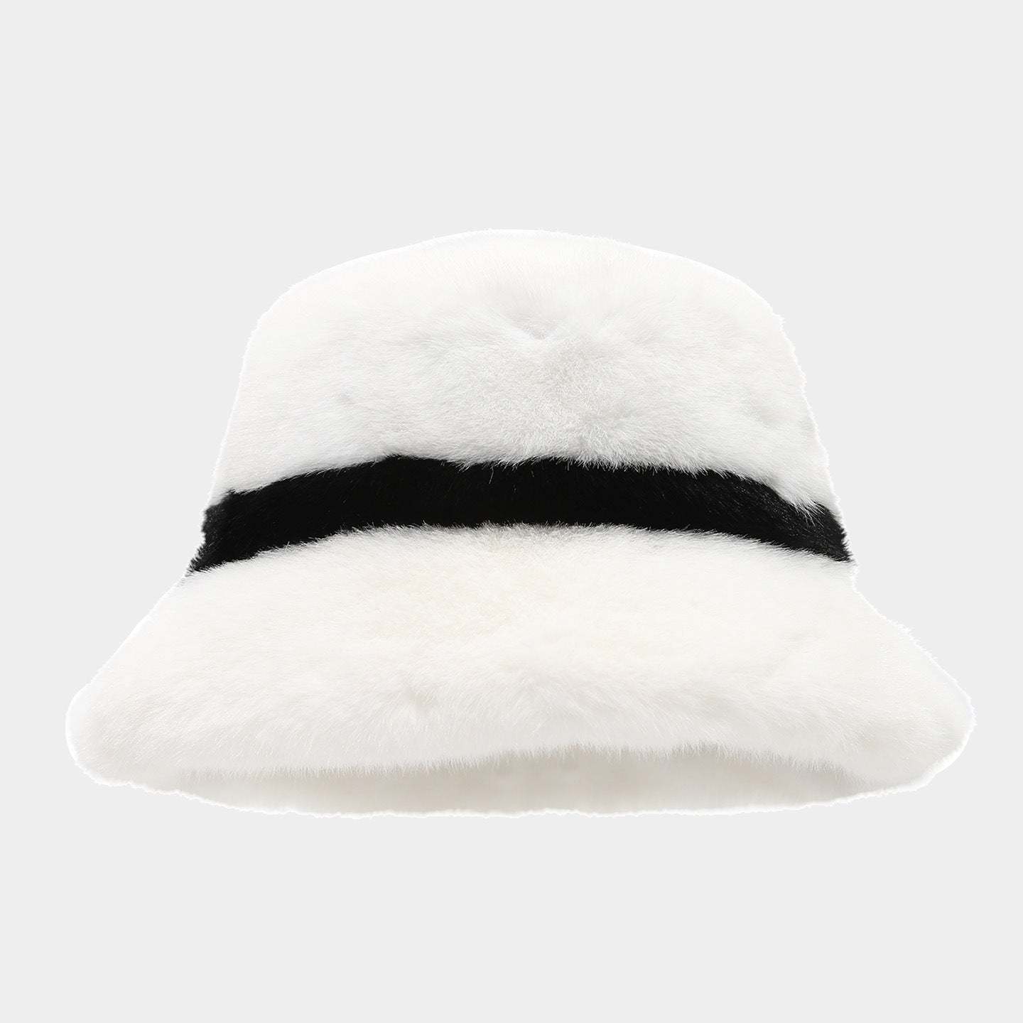 Cozy Faux Mink Bucket Hat - Chic Winter Warmth