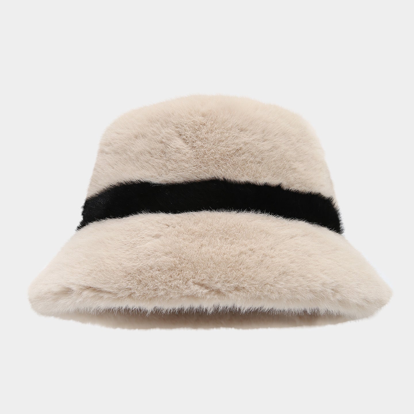 Cozy Faux Mink Bucket Hat - Chic Winter Warmth