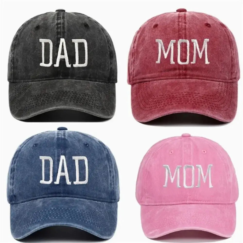 Mom & Dad Baseball Caps