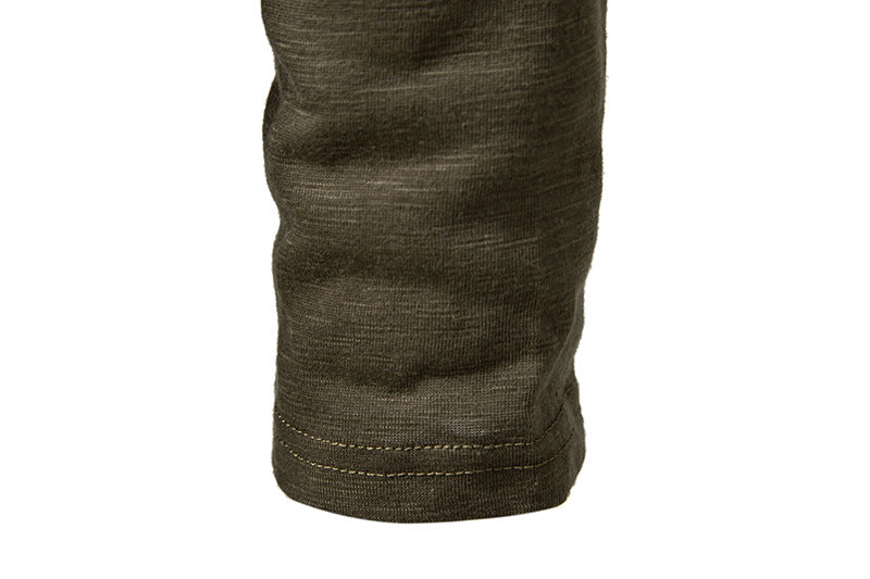 Eric | Premium Cotton Henley Shirt