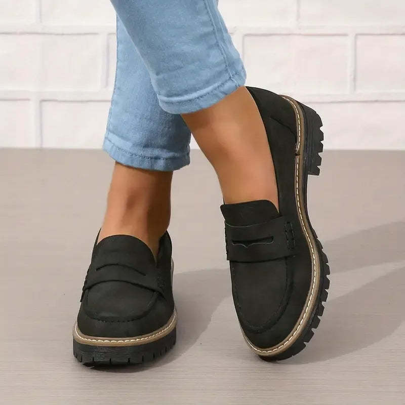 Women's Fashion Thick Sole Loafers
