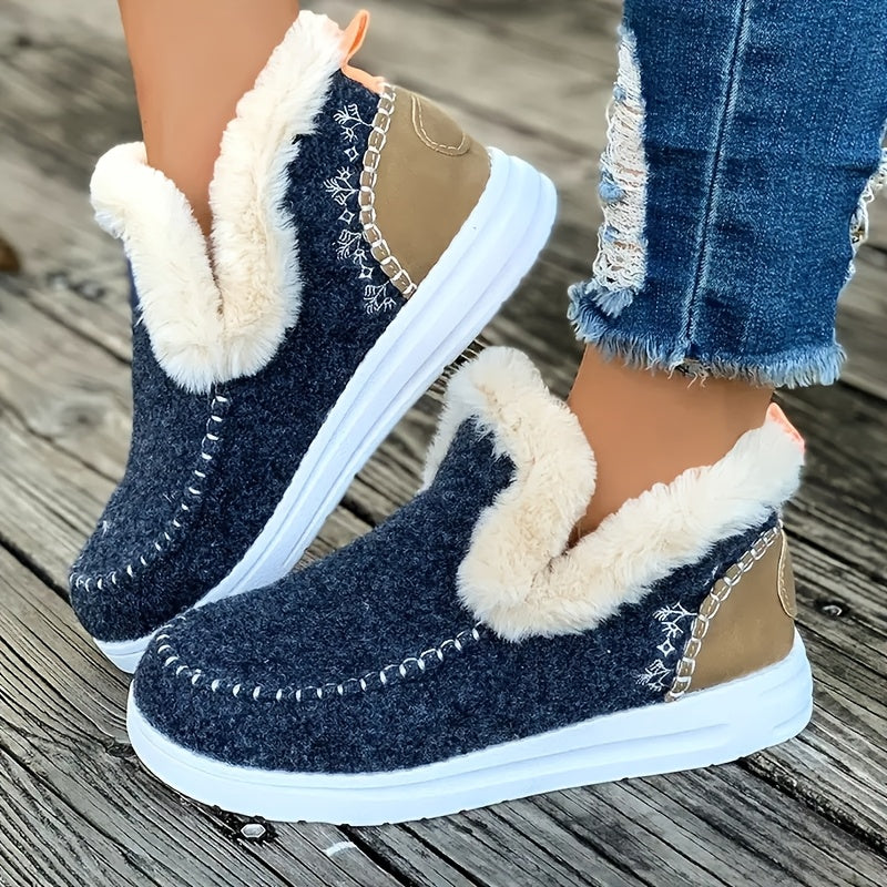 🔥Christmas Day Sale OFF🔥 - Kickly Orthopedic Fleece Slip-On Boots