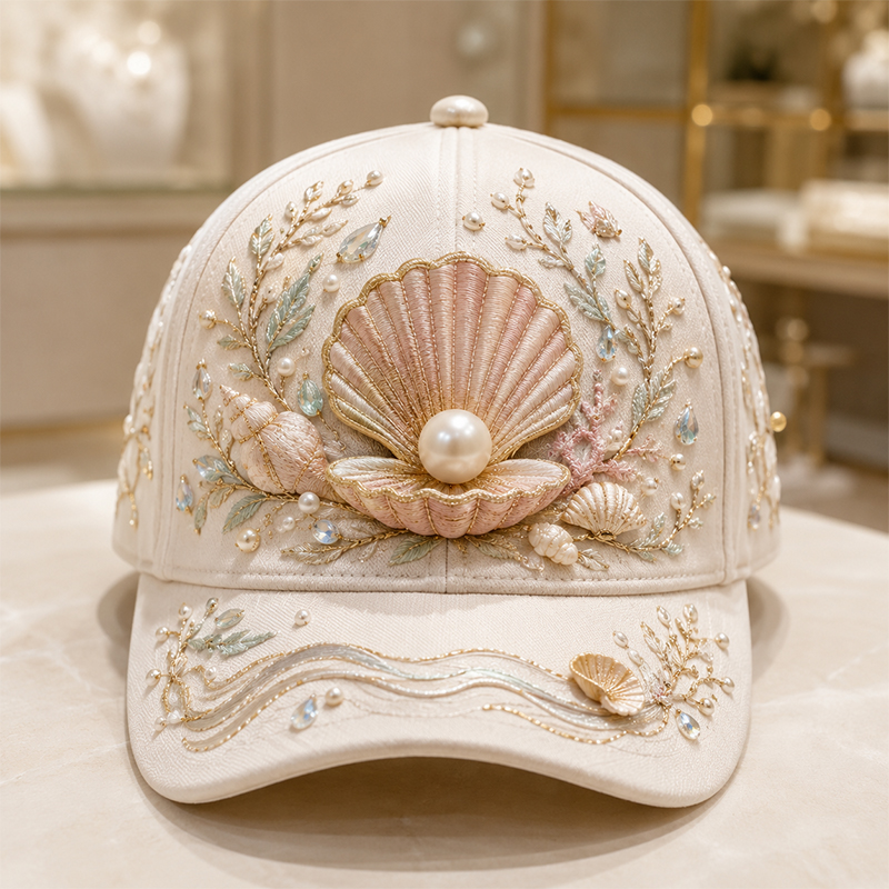 🔥 Last Day 49% OFF – 🌊 3D Ocean Creatures Embroidery Cap